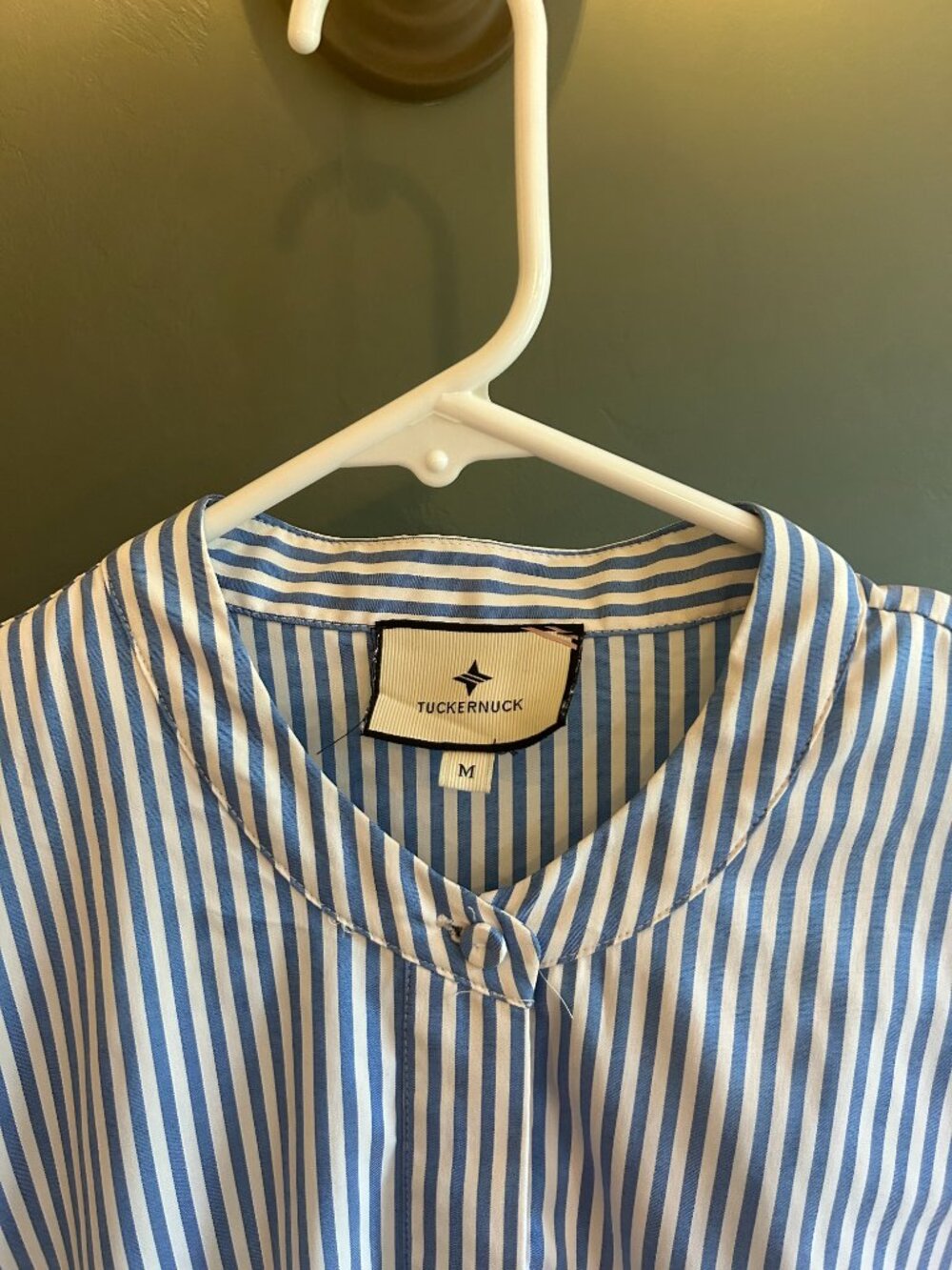 Tuckernuck Blue Stripe Royal Shirt Dress - Picture 5 of 9